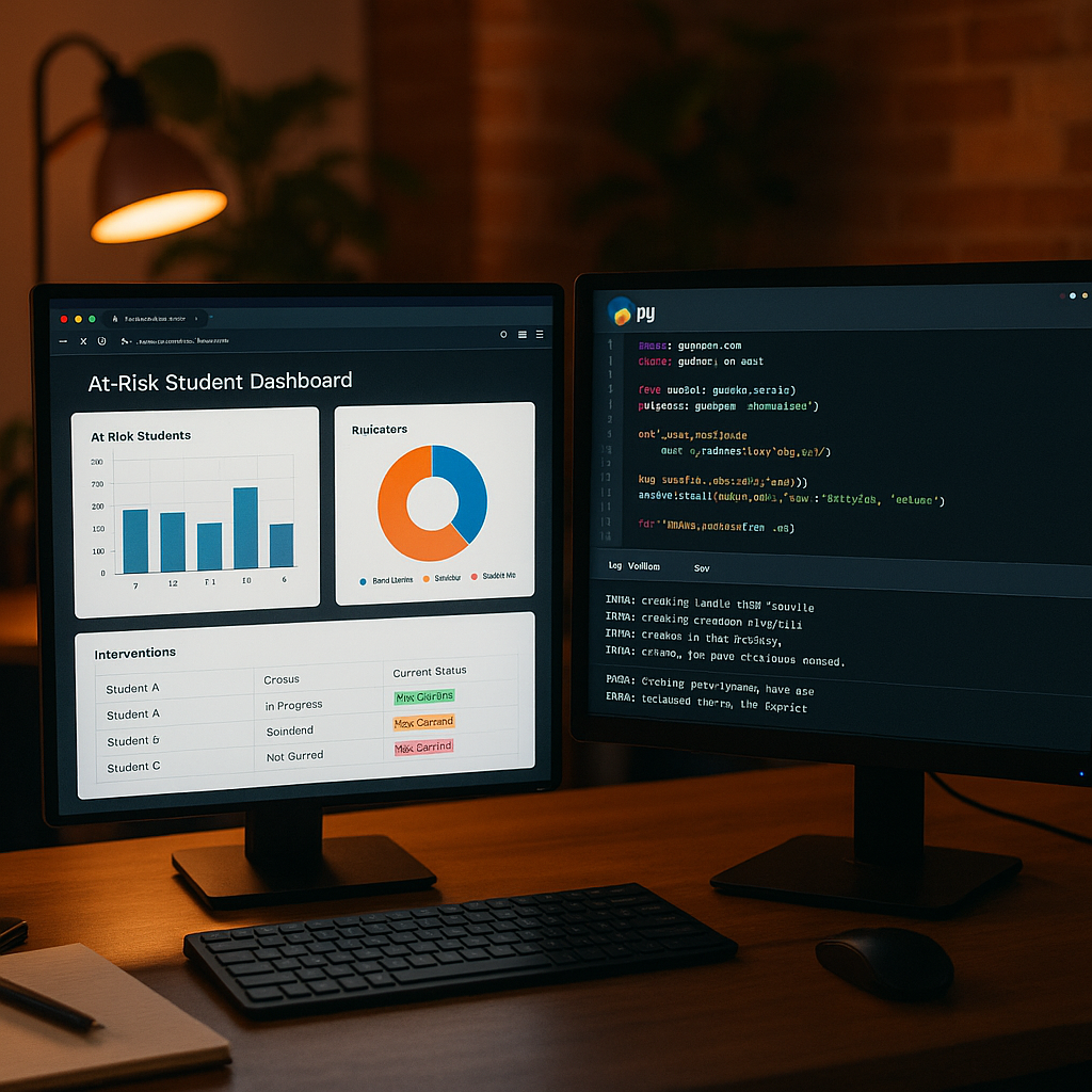 At-Risk Dashboard (Python & HTML) artwork