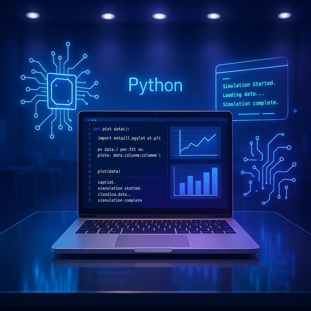 Python Code Simulation artwork